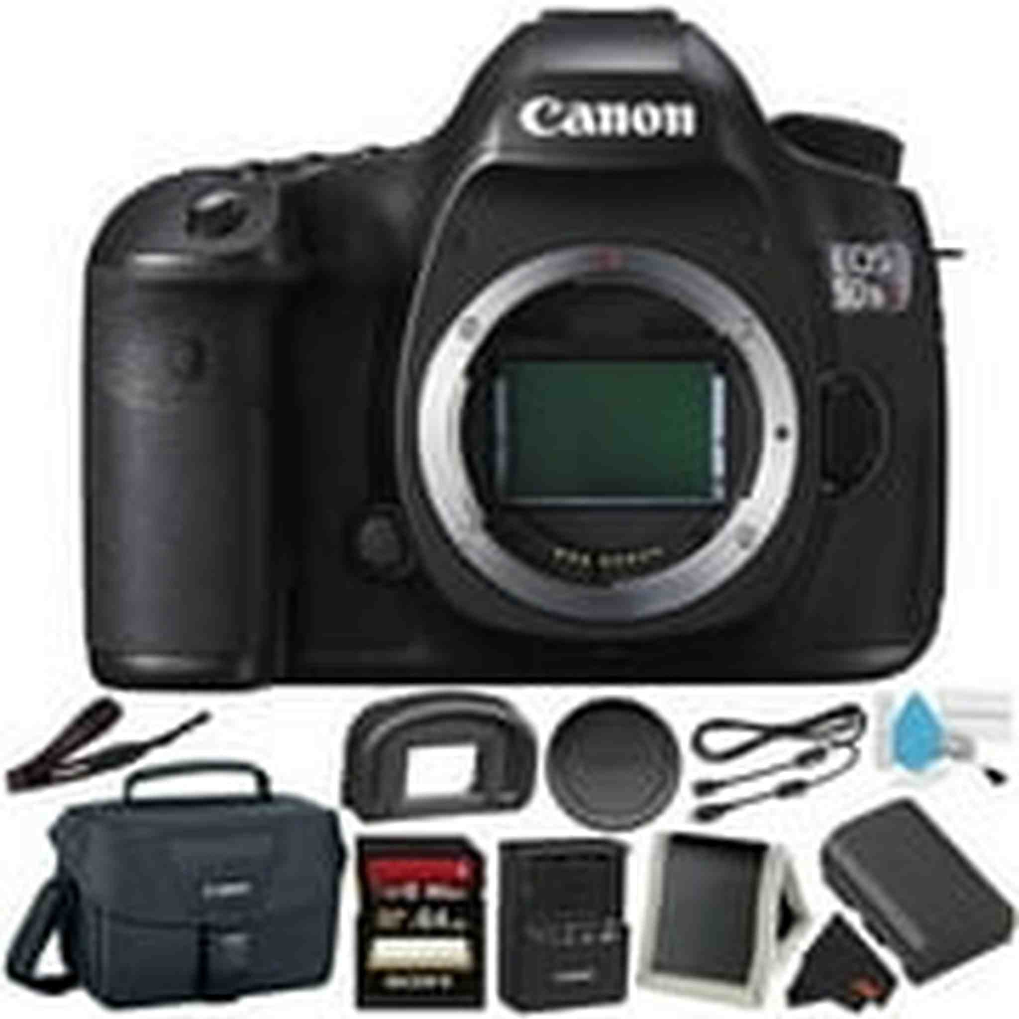 Canon EOS 5DS R Digital SLR Camera 0581C002 Body Only - Camera Bundle with 32GB Memory Card + More
