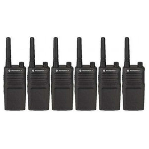 6 Pack of Motorola RMM2050 Two way Radio Walkie Talkies Motorola