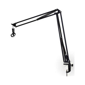 ULTIMATE SUPPORT JSBCM50 JamStands Series External Spring Style Ultimate Broadcast Mic Stand Dual Exterior Spring Design Ergonomic Adjust Knob Sturdy Table Clamp System Ultimate Support