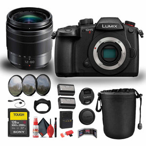 Panasonic Lumix GH5 II Mirrorless Camera with 12-60mm f/3.5-5.6 Bundle Panasonic
