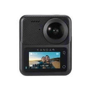 KanDao QooCam 3 360Panoramic Action Camera, 5.7K 62MP Video Camera, Dual 1/1.55" Sensors F1.6 Larger Aperture Vlog Camera, 60fps Flawless Video Camera, Waterproof, Stabilization Outdoor Camera KanDao
