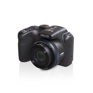 Minolta 20 Mega Pixels 26x Optical Zoom Digital Camera with 1080p FHD Video, Black Konica Minolta