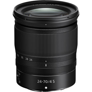 Nikon NIKKOR Z 24-70mm f.4 S Lens Intl Model + 4.5 inch Vivitar Premium Lens Case + Vivitar Graduated Color Filter Kit + 3pcs UV Lens Filter Kit + Nikon