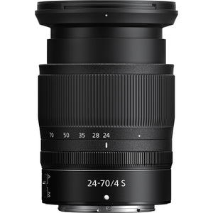 Nikon NIKKOR Z 24-70mm f.4 S Lens Intl Model + 4.5 inch Vivitar Premium Lens Case + Vivitar Graduated Color Filter Kit + 3pcs UV Lens Filter Kit + Nikon