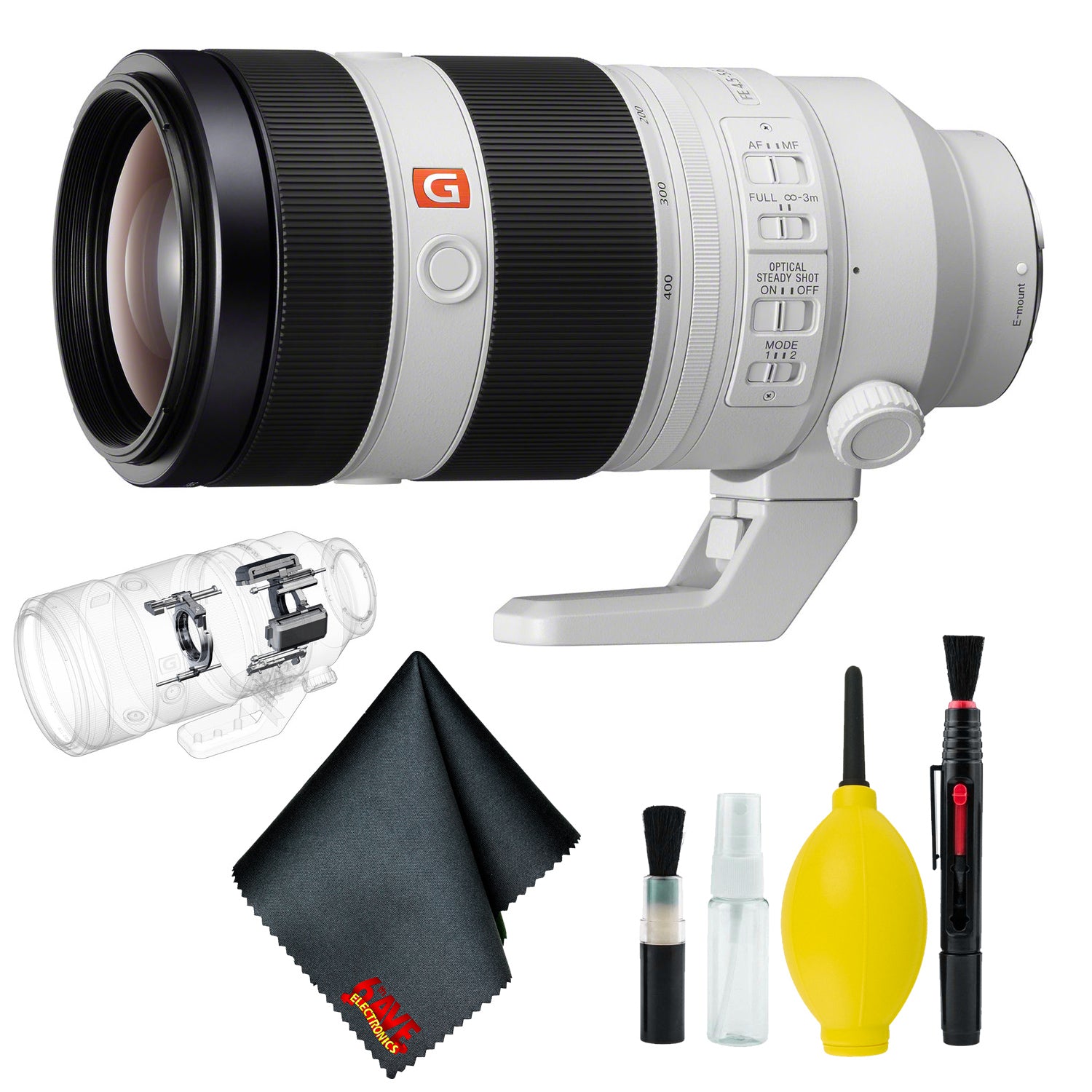 Sony FE 100-400mm f/4.5-5.6 GM OSS Lens - Cleaning Kit
