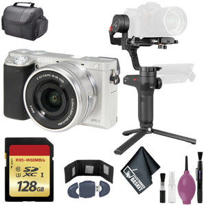 Zhiyun-Tech WEEBILL LAB Handheld Stabilizer - SONY ILCE-A6000 W/ 16-50mm SILVER - 128GB Case Zhiyun-Tech