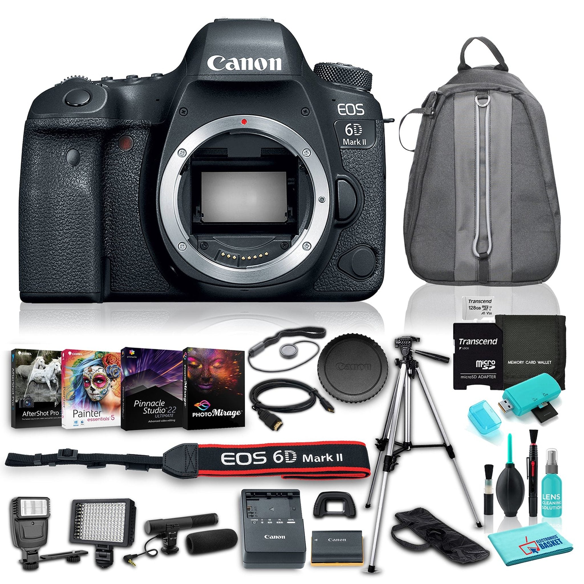 Canon EOS 6D Mark II DSLR Camera (Body Only), 45-Point All-Cross