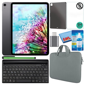 Apple 10.9" iPad Air 2022, 64GB/256GB, Wi-Fi Bundle with Gray Sleeve