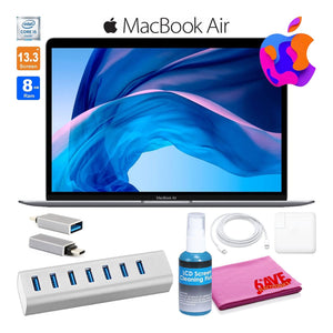 Apple MacBook Air 13.3" Laptop 512GB Intel i5 2020 Advanced Bundle 3-Colors Apple