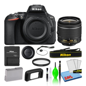 Nikon D5600 Digital Camera with AF-P 18-55mm Lens 1576 + 55mm UV Filter Intl - Reconditioned Nikon
