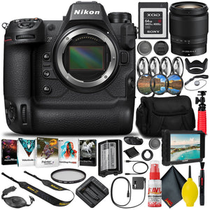 Nikon Z9 Mirrorless Camera 1669 with 24-200mm Lens + 64GB XQD Card INTL - Reconditioned Nikon