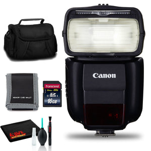 Canon Speedlite 430EX III Intl Model with Bag, AA Batteries, and Memory Kit Canon