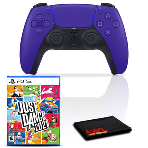 PlayStation 5 DualSense Controller Galactic Purple with Just Dance 2021 PlayStation