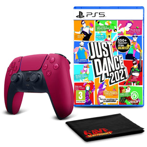 PlayStation 5 DualSense Wireless Controller Bundle with Just Dance 2021 PlayStation