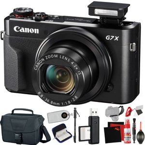 Canon PowerShot G7 X Mark II Digital Camera International Model with Extra Accessory Bundle