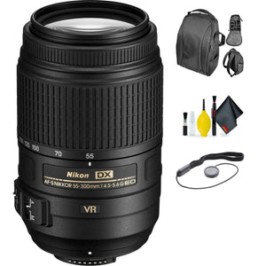 Nikon 55-300 F/4-5.6 AFS ED VR + Deluxe Lens Cleaning Kit Pentax