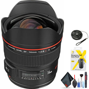 Canon EF 14mm f/2.8L II USM Lens for Canon EF Mount + Accessories International Model - Used Canon