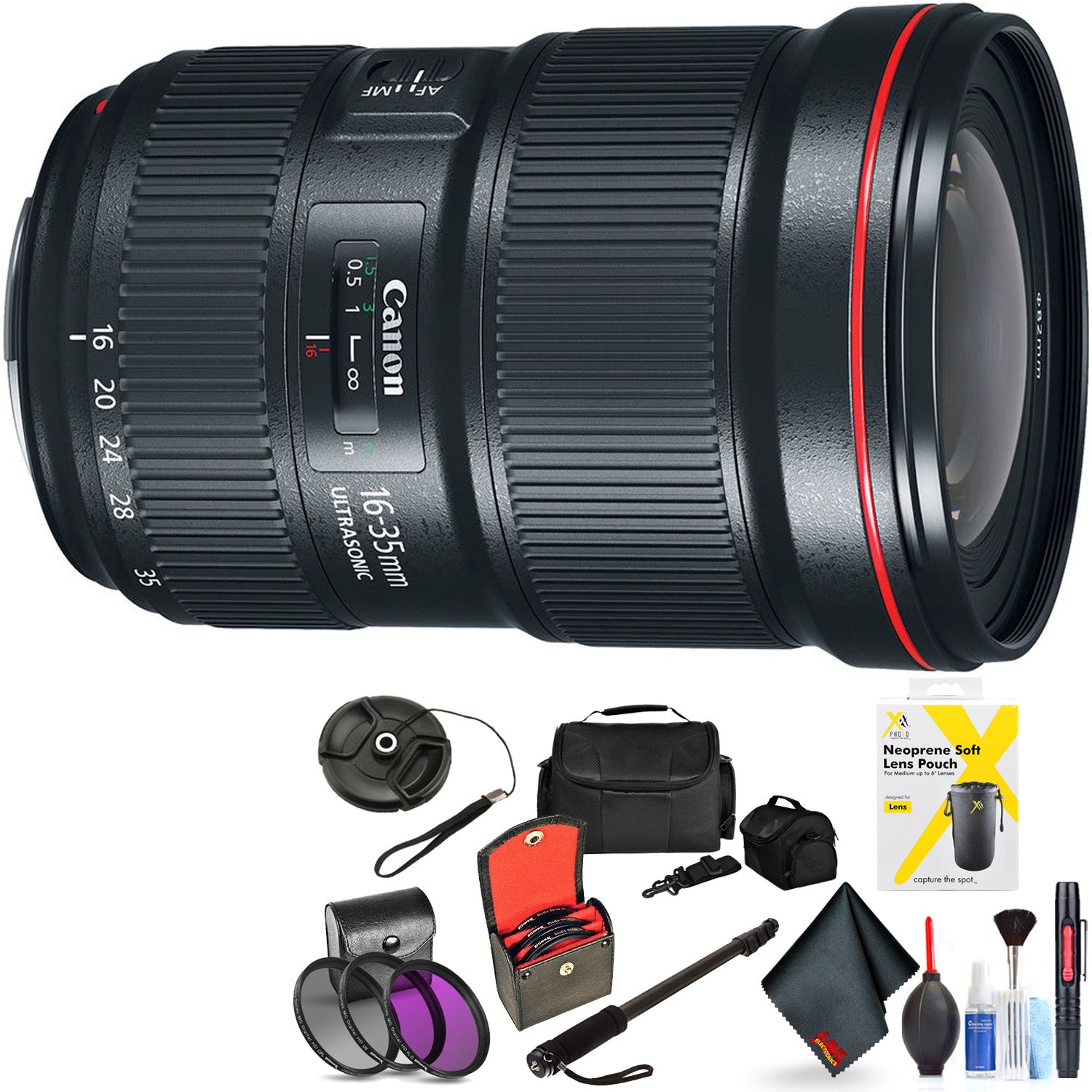 Canon EF 16-35mm F/2.8L Iii USM Lens for Canon 6D, 5D Mark IV, 5D Mark III, 5D Mark II, 6D Mark II, 5Dsr, 5Ds, 1Dx, 1Dx