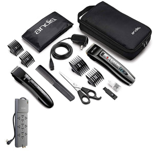 Andis 24615 Select Cut 5-Speed Combo Home Haircutting Kit with Surge Protector - Andis