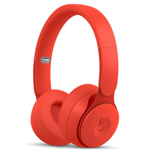 Beats Solo Pro Wireless On-Ear Headphones - Red with USB Adapter Cubes - Used BeatsByDre