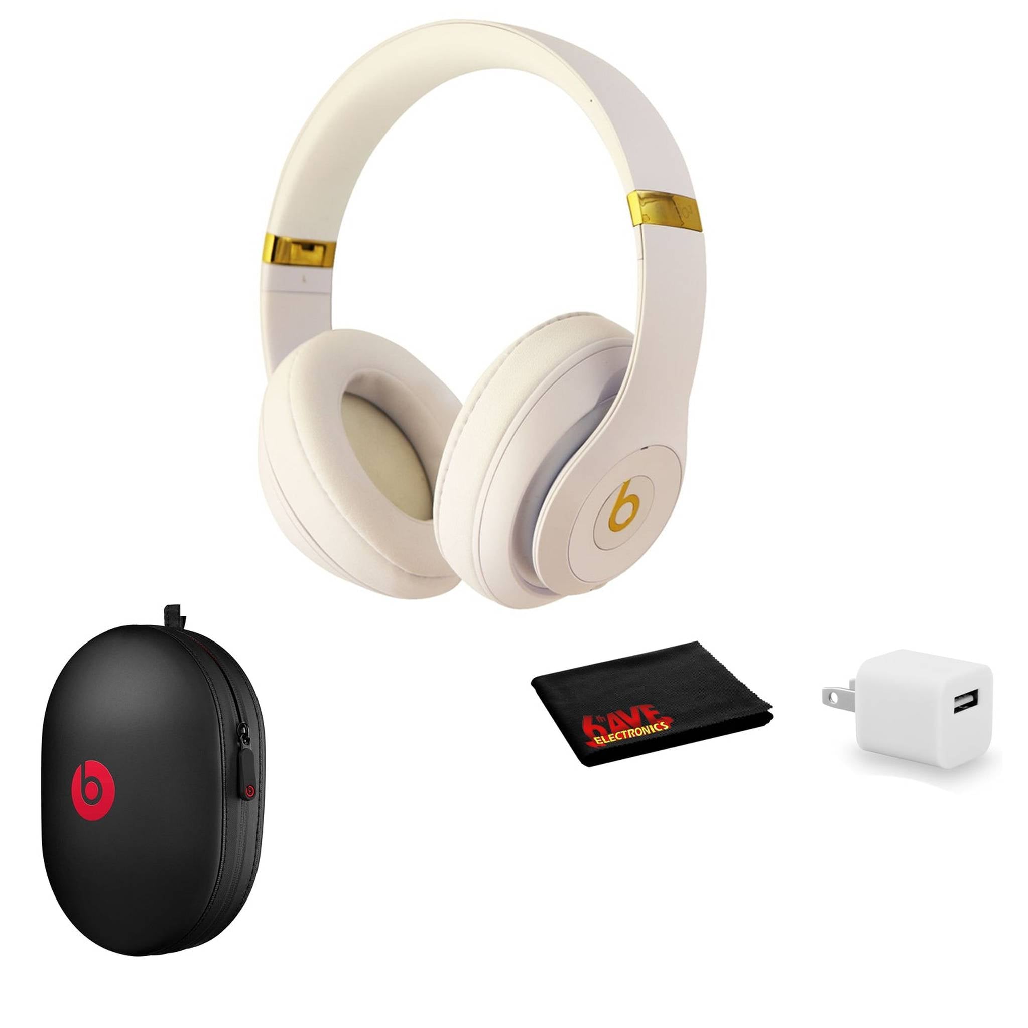 Beats Studio3 Wireless Series Over-Ear Headphones - Matte White/Gold (