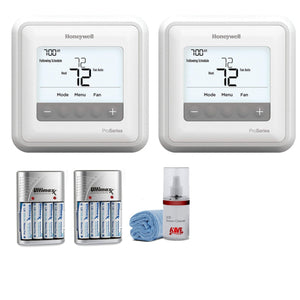 Honeywell TH4110U2005/U T4 Pro Programmable Thermostat - 2 Pack Kit with Batteries Honeywell