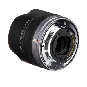 Panasonic Lumix G Fisheye 8mm f/3.5 Lens - Kit with 128GB Memory Card and More PANASONIC