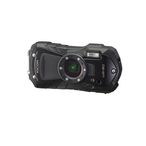Ricoh WG-80 Waterproof Digital Camera Black with Tripod International Model Ricoh