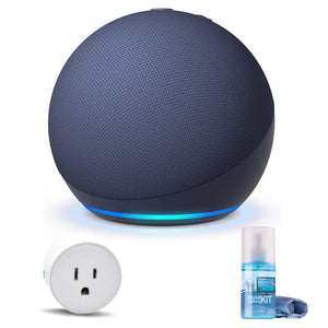 Amazon Echo Dot 5th Gen, 2022 Release Deep Sea Blue with accessories 6Ave
