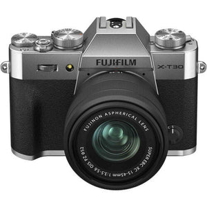 FUJIFILM X-T30 II Camera + 15-45mm Lens SR + 64GB SD Card + Extra Battery