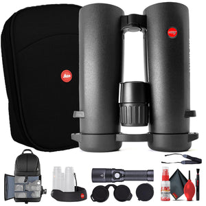 Leica 8x42 Noctivid Prism Binocular - Black + 6Ave Accessory Kit Leica
