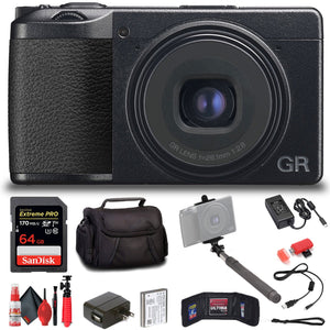Ricoh GR III Digital Camera with Deluxe Accessory Kit Ricoh