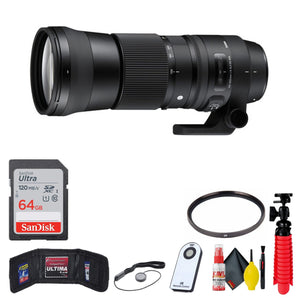 Sigma 150-600mm f/5-6.3 DG OS HSM Contemporary Lens for Nikon F W/Accessories Sigma