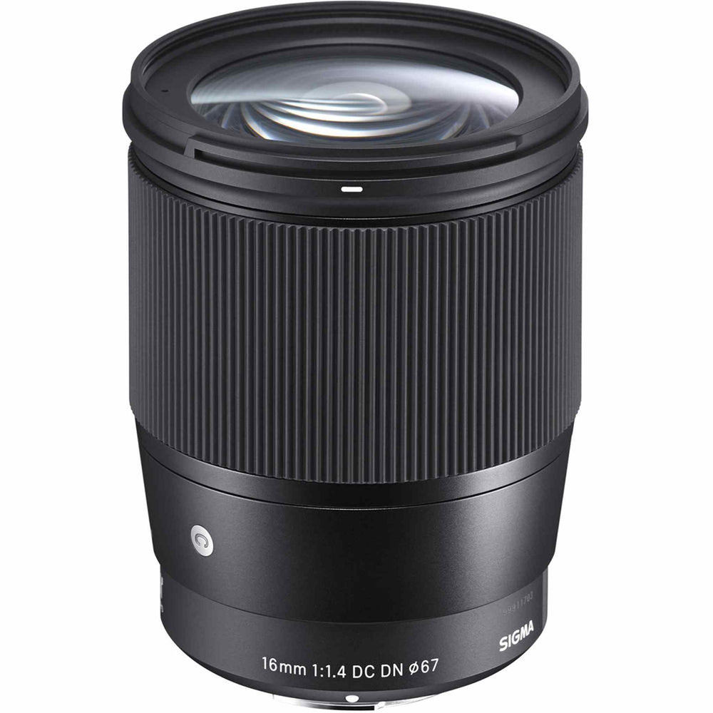 Sigma 16mm f/1.4 DC DN Contemporary Lens for Sony E With Accessories