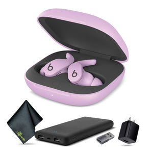 Beats Fit Pro Noise-Canceling True Wireless In-Ear Headphones Purple Bundle And Accessories Beats