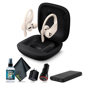 Beats by Dr. Dre Powerbeats Pro In-Ear Wireless Headphones Ivory Bundle With More Accessories Beats