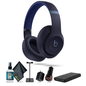 Beats by Dr. Dre Studio Pro Wireless Over-Ear Headphones Navy Bundle With Accessories Beats