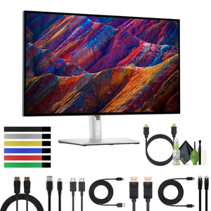 Dell Ultrasharp U2723QE 27" Ips 4k Monitor with USB C Docking Hub Bundle Dell