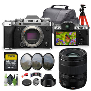 FUJIFILM XF 16-50mm f/2.8-4.8 R LM WR Lens + FUJIFILM X-T5 Mirrorless Camera Fujifilm