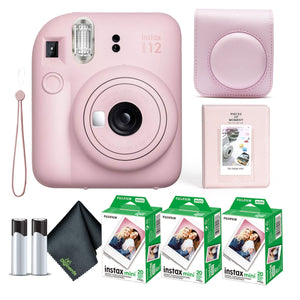 FUJIFILM INSTAX MINI 12 Instant Film Camera with Instant Film - Blossom Pink Fujifilm