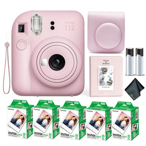 FUJIFILM INSTAX MINI 12 Instant Film Camera with Instant Film - Blossom Pink Fujifilm