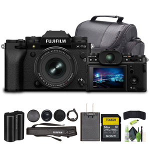 Fujifilm X-T5 Mirrorless Camera With XF 16-50mm f/2.8-4.8 Lens Black Bundle Fujifilm