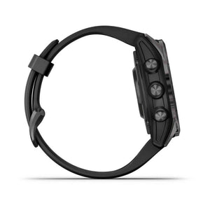 Garmin Fenix 7S Pro Sapphire Solar Edition Carbon Gray DLC Titanium, Black Band