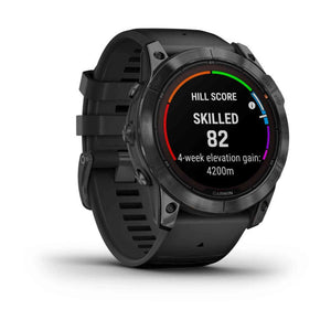 Garmin Fenix 7X Pro Solar Edition Slate Gray With Black Band 51MM Gps Smartwatch Garmin