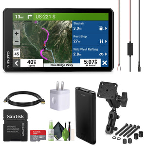 Garmin Zumo XT2 All-Terrain Motorcycle Navigator, Visual Route Planner - Bundle Garmin