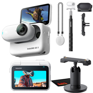 Insta360 GO 3 Action Camera, White - 64GB with Sport Kit - Used Insta360