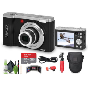Minolta MNB5Z Digital Camera 56MP with 5x Optical Zoom in Black Minolta