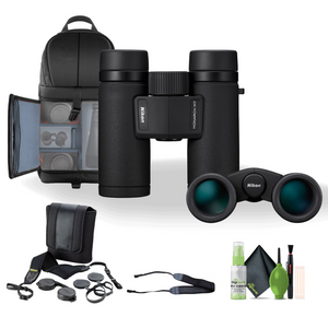 Nikon 8x30 Monarch M7 Binoculars Bundle With Neck Strap + Backpack And More Nikon