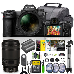 Nikon Z6III Mirrorless Camera with 24-70mm f/4 S + NIKKOR Z MC 105mm Macro Lens Nikon