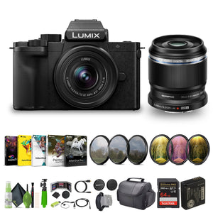 Panasonic Lumix G100D 4K Mirrorless Camera 12-32mm + M.Zuiko ED 30mm f/3.5 Macro Panasonic